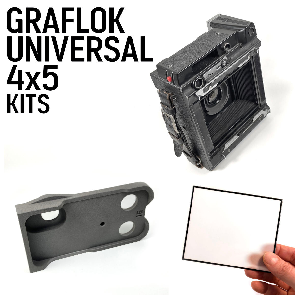 Graflok Universal 4x5 Digital Back Kit for Large Format Cameras