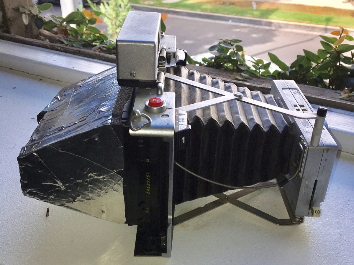 The first ObscuraFlex Polaroid Adapter Prototype